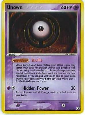 Unseen Forces Unown [O] Pokémon card